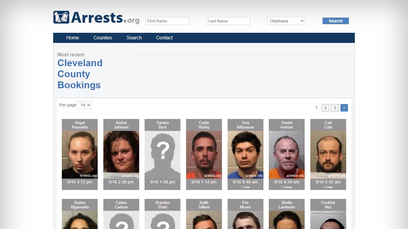 Cleveland County Arrests and Inmate Search